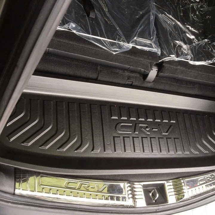Lót cốp nhựa dẻo xe HONDA CRV 2025, 2024- 2018 , Nhựa dẻo TPE không mùi chống thấm nước, dễ vệ sinh