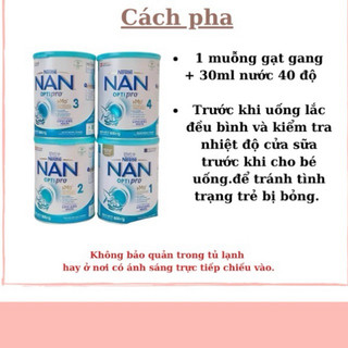 [DATE 2027 TEM PHỤ] Nan Nga số 1 -2-3-4 hộp 800g date 2027