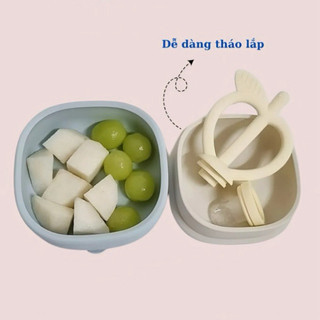 Túi nhai ăn dặm chống hóc Barrot kiêm gặm nướu cho bé