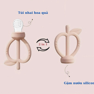 Túi nhai ăn dặm chống hóc Barrot kiêm gặm nướu cho bé
