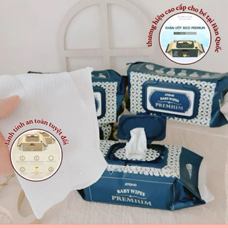 Khăn Ướt Cho Bé, Khăn Lau RICO BABY Nội Địa Hàn Không Mùi, An Toàn Cho Mẹ Bầu Và Trẻ Sơ Sinh, Thành Phần Tự Nhiên