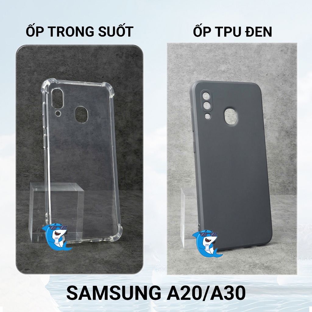 Ốp lưng Samsung A20 / A30 / A20S silicon trong suốt dẻo cao cấp chống sốc bảo vệ cam điện thoại