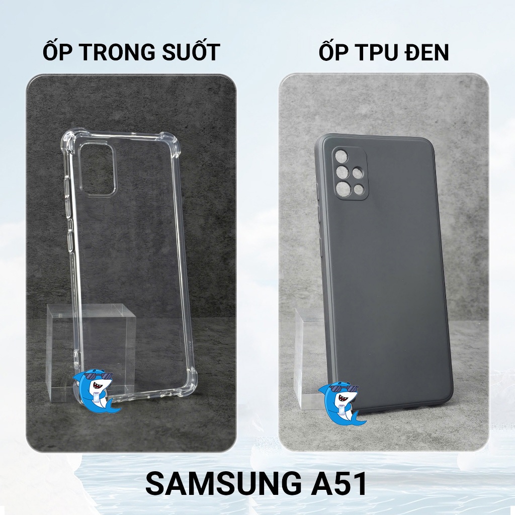 Ốp lưng Samsung A51, A71, A31 silicon trong suốt dẻo cao cấp chống sốc viền vuông bảo vệ đt BIBI