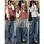 Set đầm váy dáng dài vintage, korea style, Japan style, retro 2hand. Demo ảnh bìa