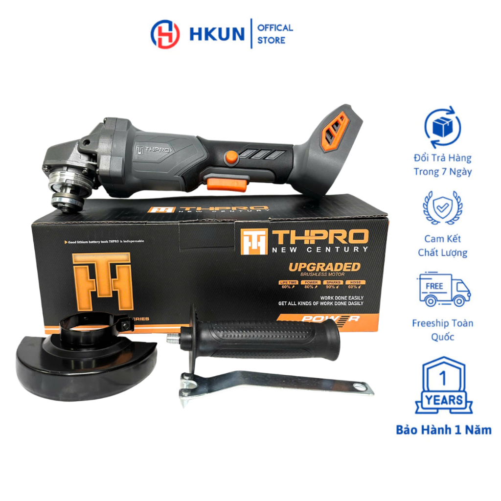 Thân Máy Mài Pin THPRO  Động Cơ Không Chổi Than Chân Pin Phổ Thông Mod F1