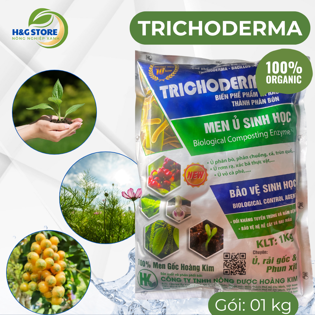 TRICHODERMA -SP (1Kg/Gói) - MEN Ủ HỮU CƠ/CHUYÊN Ủ CÁ, PHÂN CHUỒNG,XÁC ...
