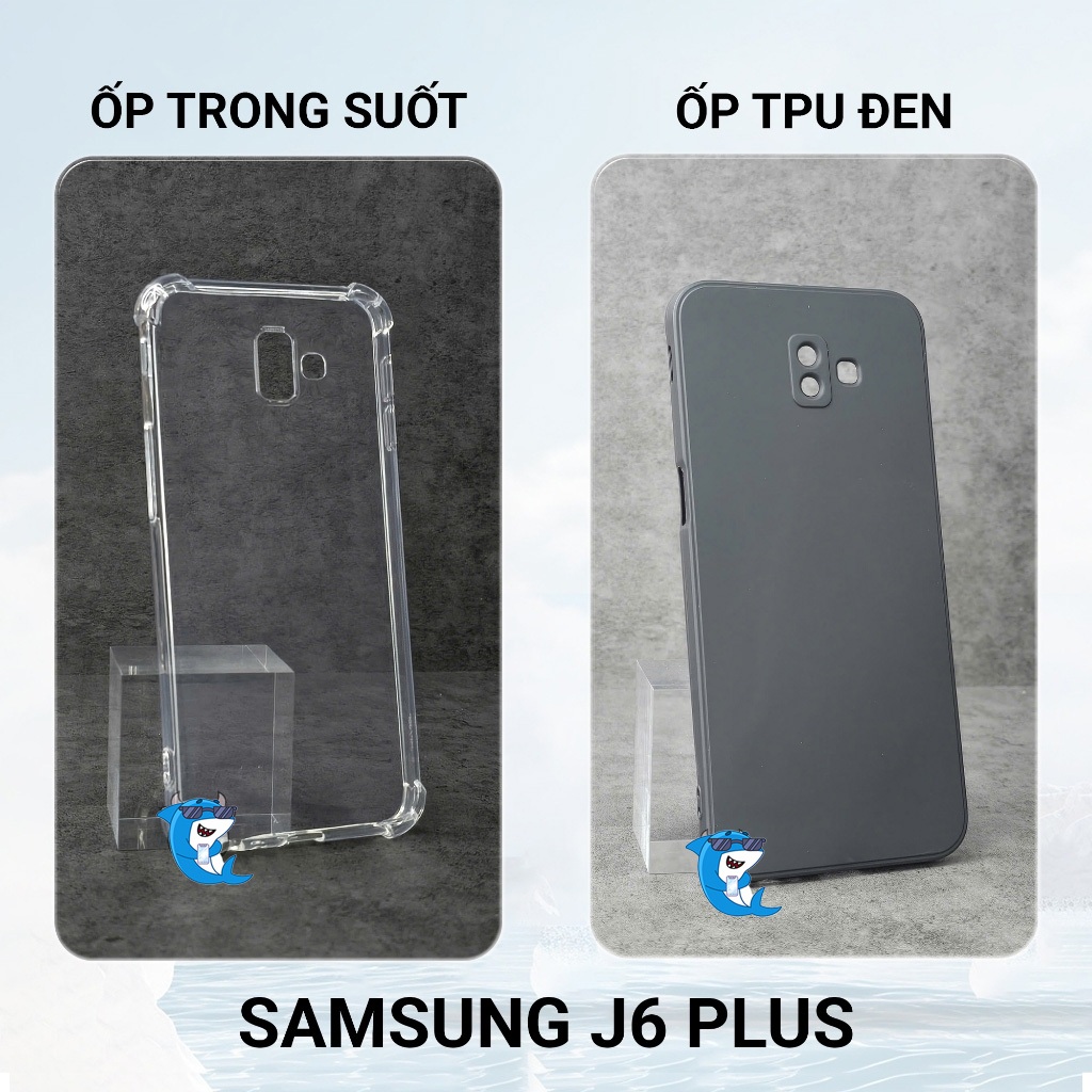 Ốp lưng Samsung J6 plus, J6+, J6 2018 silicon trong suốt dẻo cao cấp chống sốc va đập BIBI glass