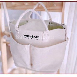 [ẢNH THẬT] Túi Xách Bỉm Sữa Vegiebag size đại Đa Năng phong cách Hàn Quốc