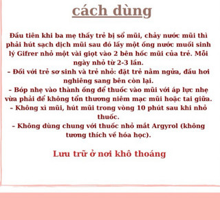 Muối vàng , hồng ,xanh Gifrer vệ sinh mũi cho bé BABYHOME
