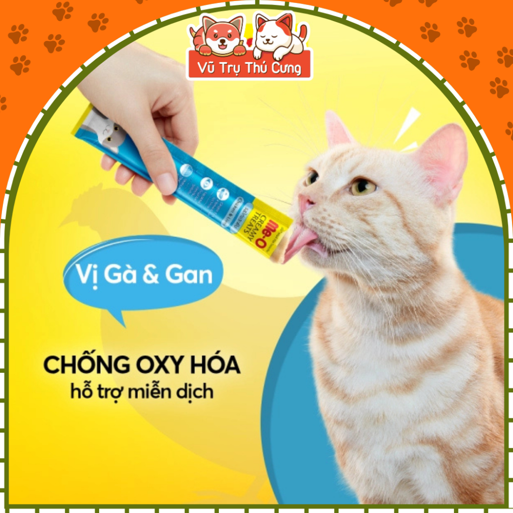COMBO 10 Thanh Súp Thưởng Cho Mèo Dạng Kem Me-O Creamy Treats