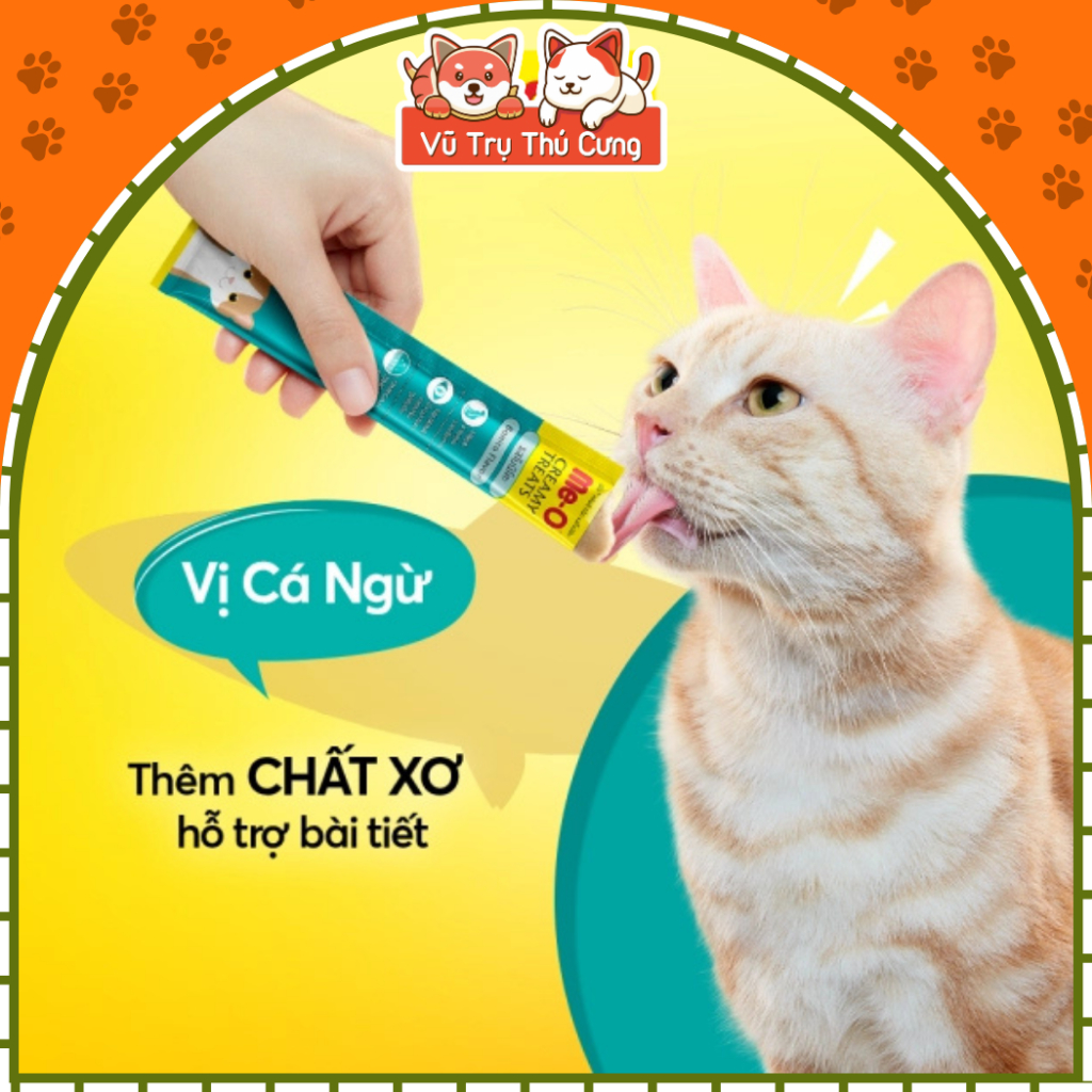 COMBO 10 Thanh Súp Thưởng Cho Mèo Dạng Kem Me-O Creamy Treats