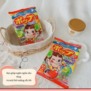Kẹo Mút Chống Sâu Răng Fujiya Hình Bé Gái 21 Cái