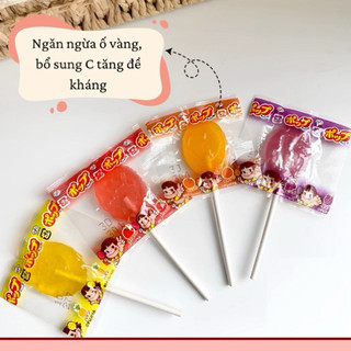 Kẹo Mút Chống Sâu Răng Fujiya Hình Bé Gái 21 Cái