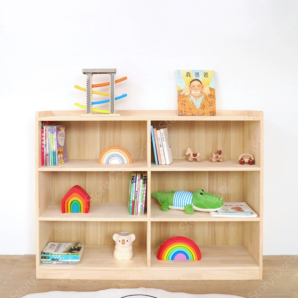 Giá kệ montessori, hộp đựng đồ bằng gỗ để mô hình, đồ chơi, kệ ly cốc đa năng, kệ sách đạo cụ trường mầm non