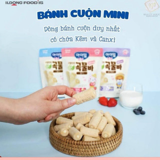 Bánh CUỘN MINI ildong Hàn Quốc 10m+ đủ vị
