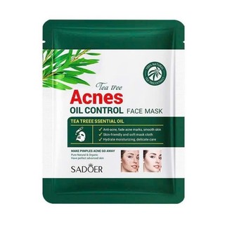 Mặt Nạ Acnes Chiết Xuất Tràm Trà Kiềm Dầu Ngừa Mụn Giảm Bí Tắc Chân Lông Dưỡng Trắng Mờ Thâm