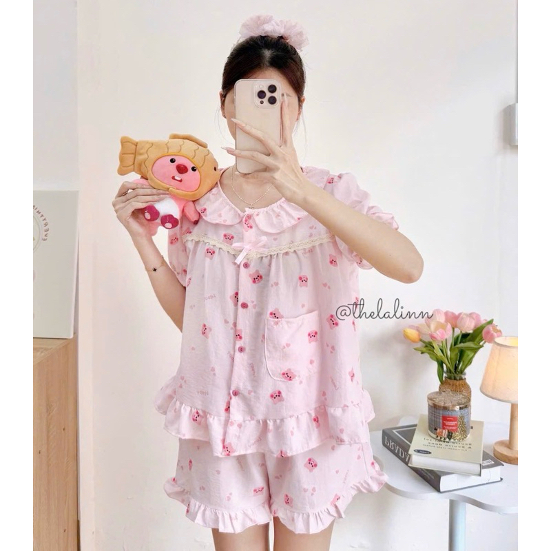 Bèo loopy hồng