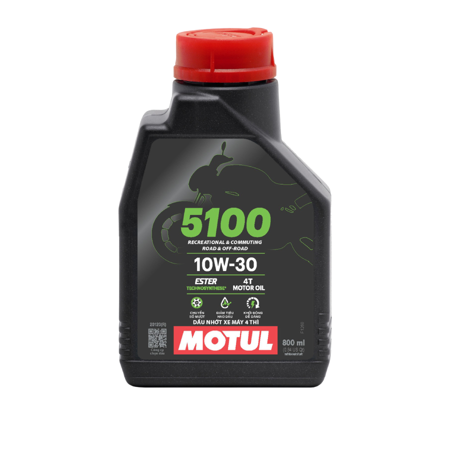 Motul 5100 4T 10w30 Nhớt cho các dòng xe số của Honda