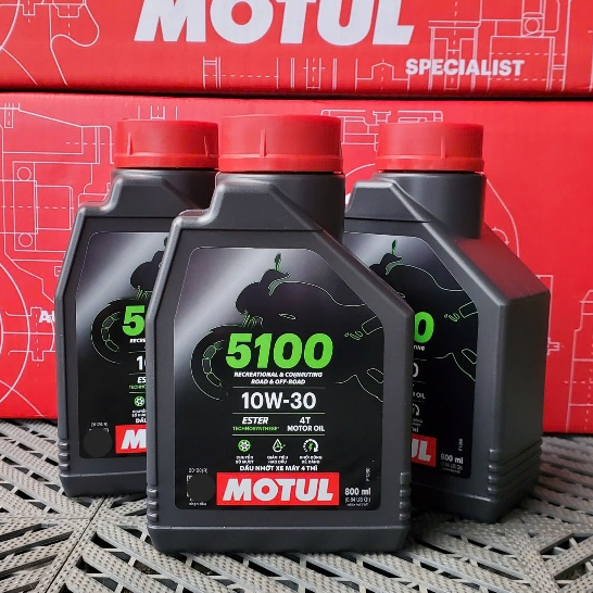 Motul 5100 4T 10w30 Nhớt cho các dòng xe số của Honda