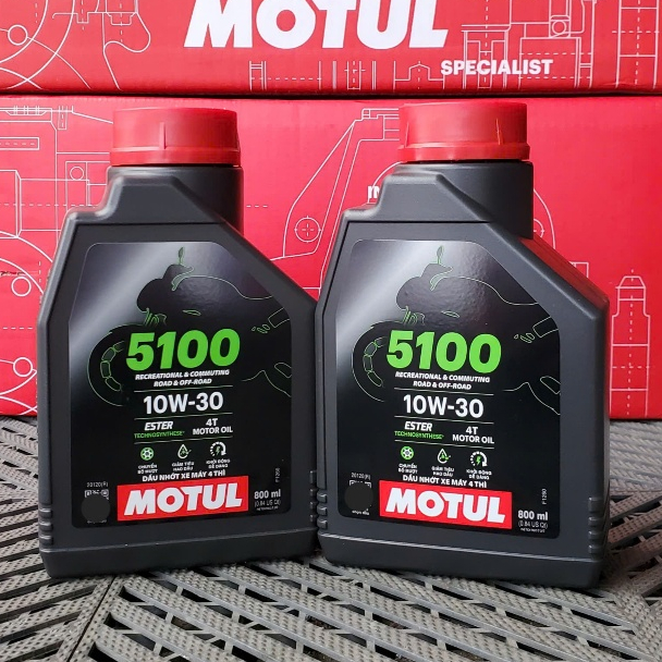 Motul 5100 4T 10w30 Nhớt cho các dòng xe số của Honda