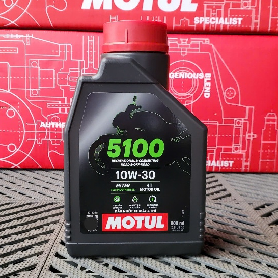 Motul 5100 4T 10w30 Nhớt cho các dòng xe số của Honda