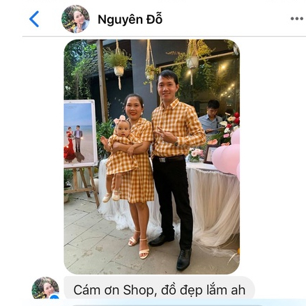 Combo Áo Váy Gia Đình Fig Tree Caro Màu Vàng Đi Tiệc, Chụp Hình Xinh, Chất Kate Mềm Mát (Mã 133VA)