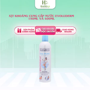 Xịt khoáng cung cấp nước Evoluderm 150ml và 400ml
