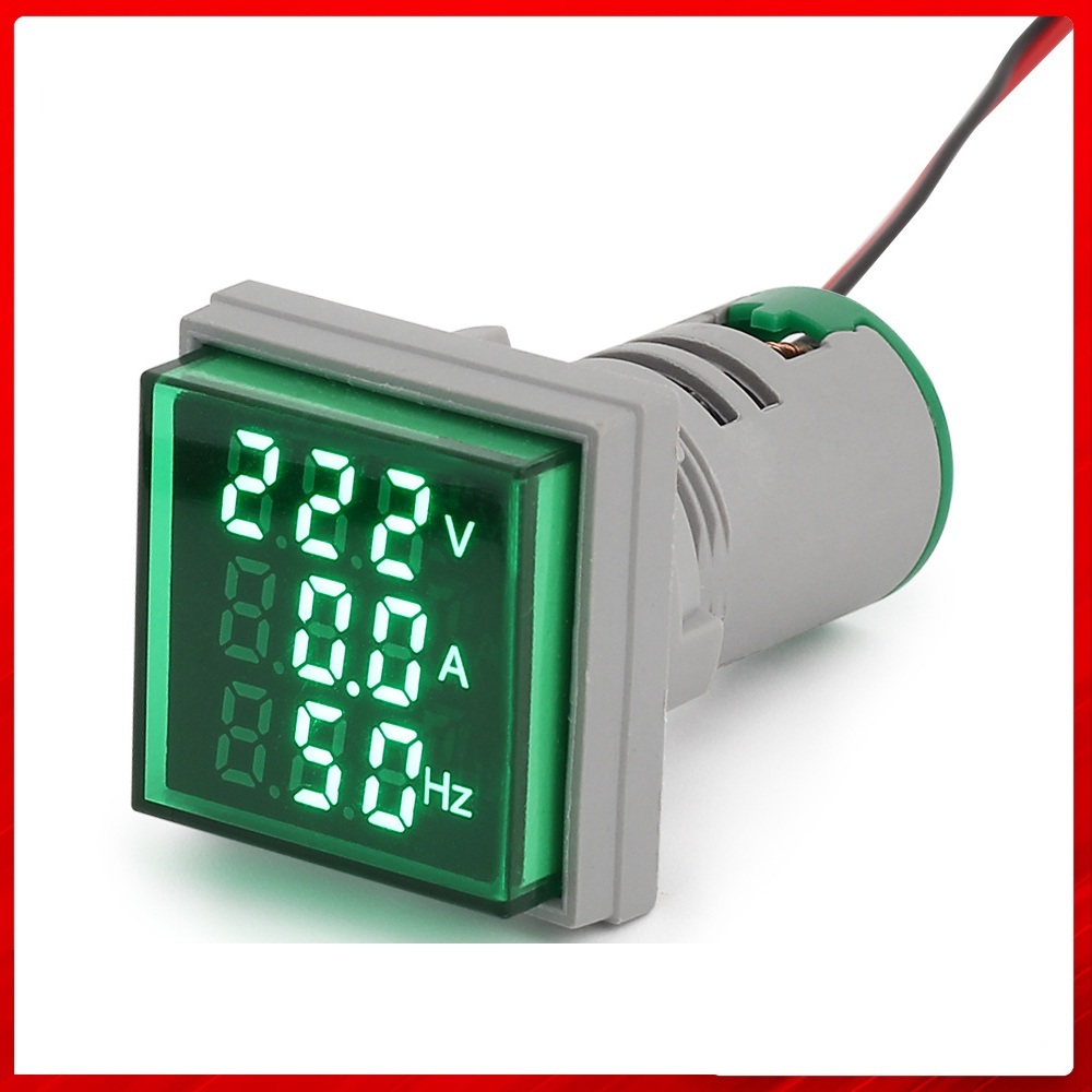 [CHÍNH HÃNG] Đèn LED hiển thị vôn - ampe phi 22mm - đèn báo pha hiển ...