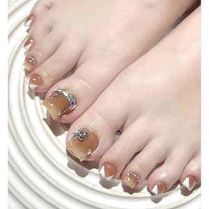 NAIL BOX CHÂN THẠCH NUDE ĐÍNH ĐÁ