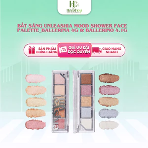 Bắt sáng UNLEASHIA Mood Shower Face Palette_Ballerina 4g & Ballerino 4.1g