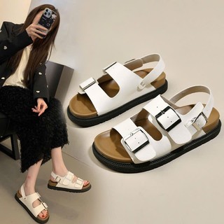 Dép sandal nữ quai hậu khóa cài Linhl Shop, dép đế bệt chất liệu cao cấp Hot trend mã 73