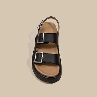 Dép sandal nữ quai hậu khóa cài Linhl Shop, dép đế bệt chất liệu cao cấp Hot trend mã 73
