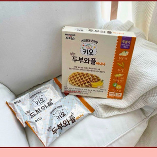 Bánh Waffles ăn dặm đậu hũ non Ildong Hàn Quốc dành cho bé hộp 64g