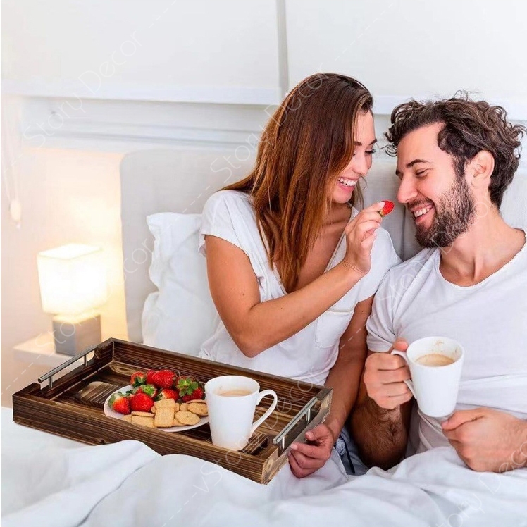 Khay trà, khay bánh, khay phục vụ cafe chụp ảnh đa năng