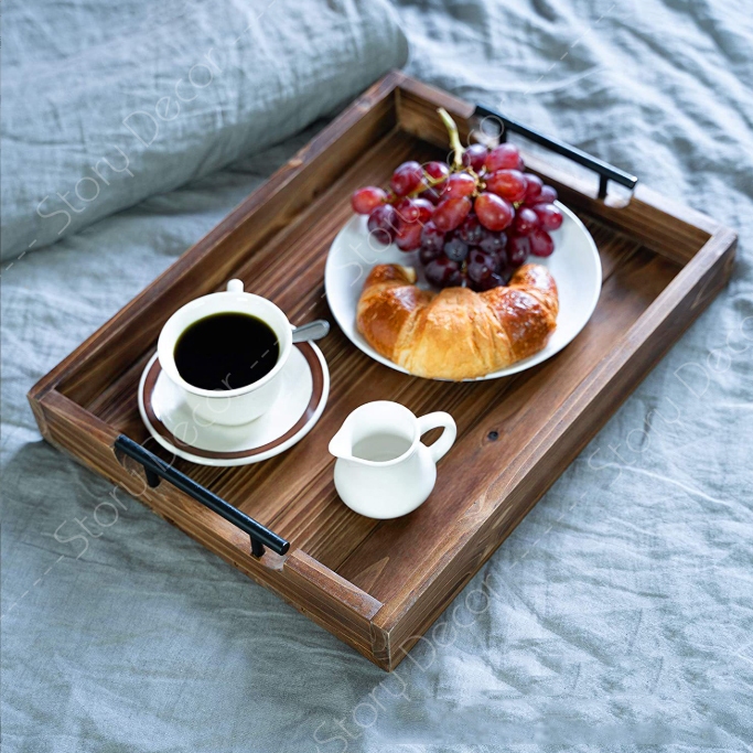 Khay trà, khay bánh, khay phục vụ cafe chụp ảnh đa năng