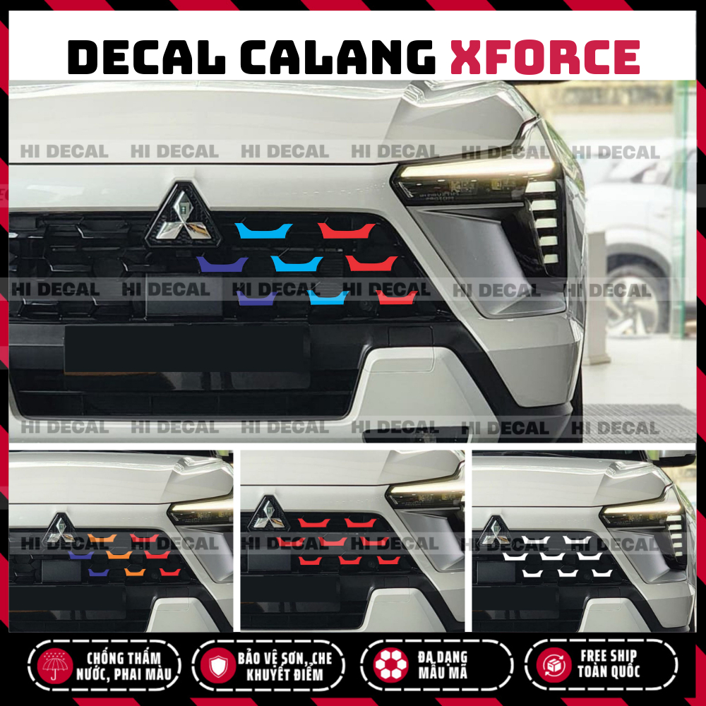 Tem dán Calang Xforce, decal calang Xforce tạo điểm nhấn, bảo vệ calang
