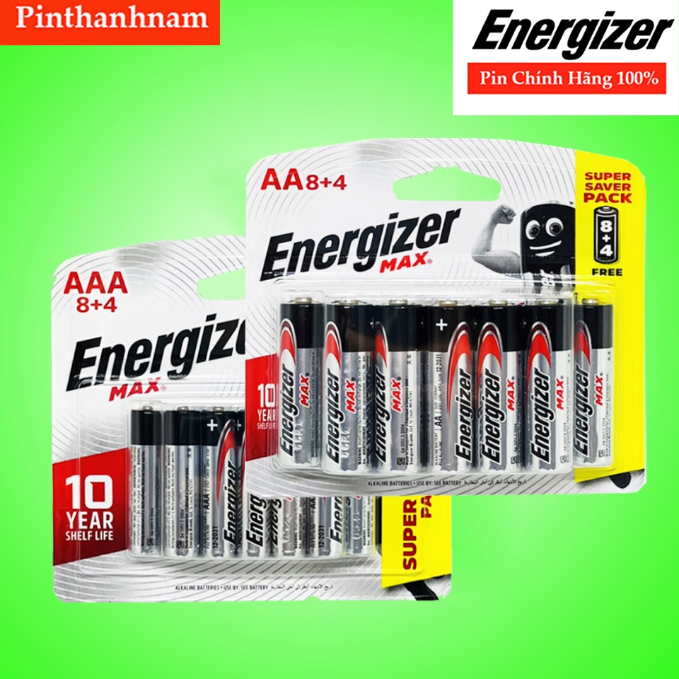 Pin aa energizer - Giá Tốt, Miễn Phí Vận Chuyển, Đủ Loại | Shopee Việt Nam