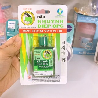 Dầu Khuynh Diệp OPC nhãn hiệu Mẹ Bồng Con - Chai 15ml, 25ml cho bé