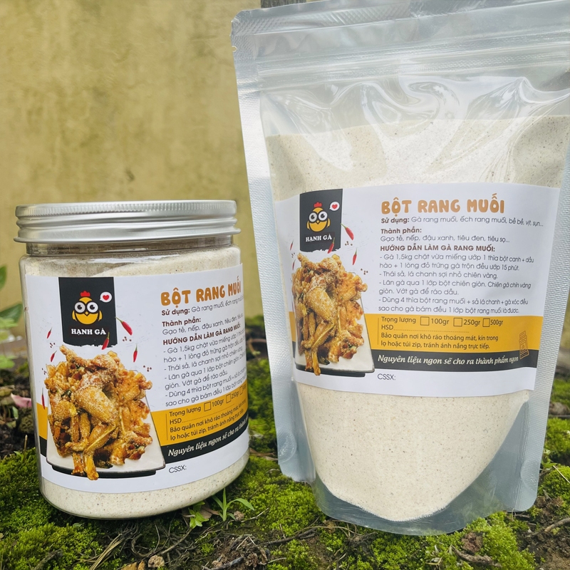 Bột gà rang muối chuẩn vị nhà làm hũ 500gr | Shopee Việt Nam