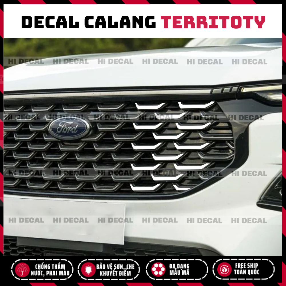 Tem dán Calang Territory 2022 - 2024 , decal calang Teritory 2022 - 202 trang trí tạo điểm nhấn xe