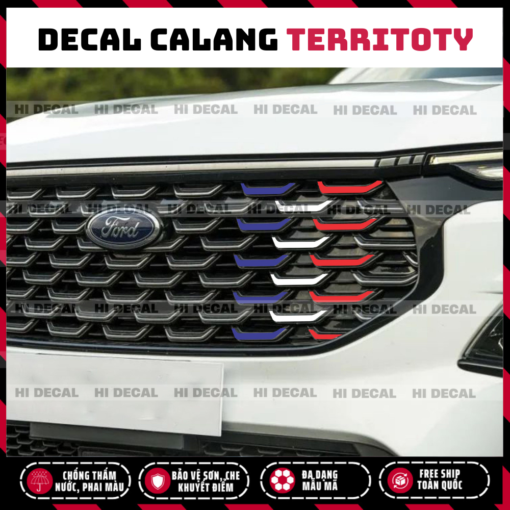 Tem dán Calang Territory 2022 - 2024 , decal calang Teritory 2022 - 202 trang trí tạo điểm nhấn xe