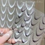 Sticker lụa 5D dặm ombre fen đầu móng trắng đen, stick french đầu móng trang trí móng tay nail