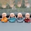 BỘ 4 TƯỢNG CHÚ TIỂU NGỘ NGHĨNH - Tượng Để Bàn & Kệ Trang Trí,Set Tượng Chú Tiểu Hòa Thượng Chất Liệu Gốm Sứ Cao Cấp