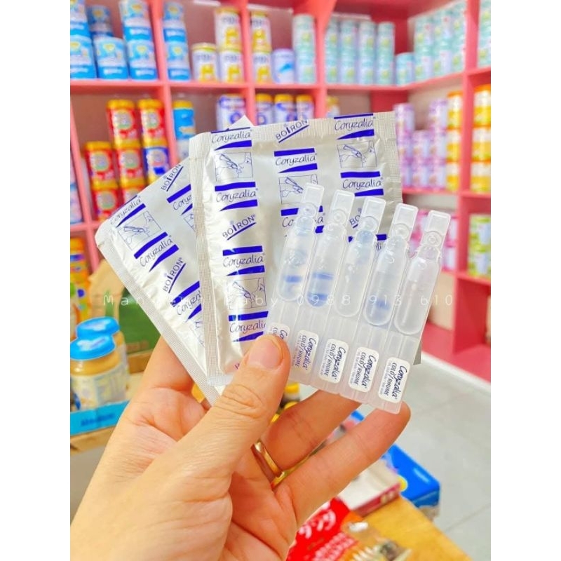 Muối uống vi lượng đồng căn Boiron Coryzalia chống cảm cúm, sổ mũi cho bé.tibongstore