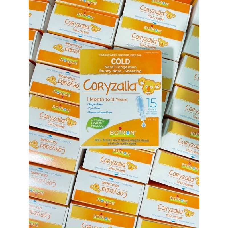 Muối uống vi lượng đồng căn Boiron Coryzalia chống cảm cúm, sổ mũi cho bé.tibongstore