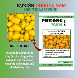 10 Hạt - Hạt Giống Cà Chua Cherry Vàng F1 Phương Nam