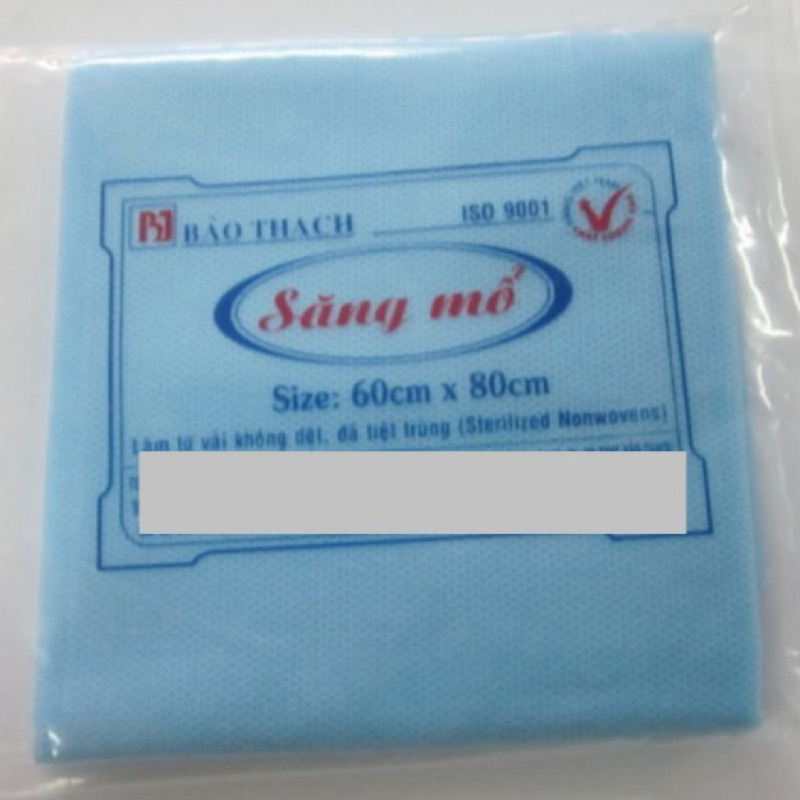 Combo 50 Săng Mổ Bảo Thạch, săng mổ 60cm x 80cm vải không dệt đã tiệt trùng