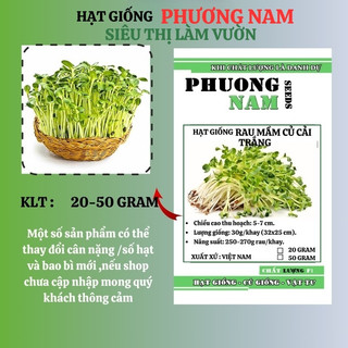 Hạt Giống Mầm Củ Cải Trắng Phương Nam
