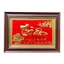 Tranh Đồng Chữ Tri Ân , Dát Vàng ( 40x55cm ) - Cửu Diệu Thiên - TA006