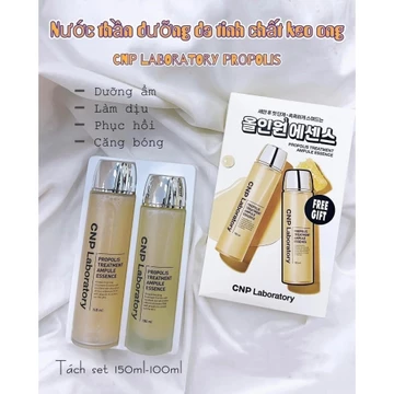 [ CHIẾT] Minisize 10ml Nước Thần Keo Ong Cấp Ẩm, Phục Hồi Da CNP Propolis Treatment Ampoule Essence KEO ONG